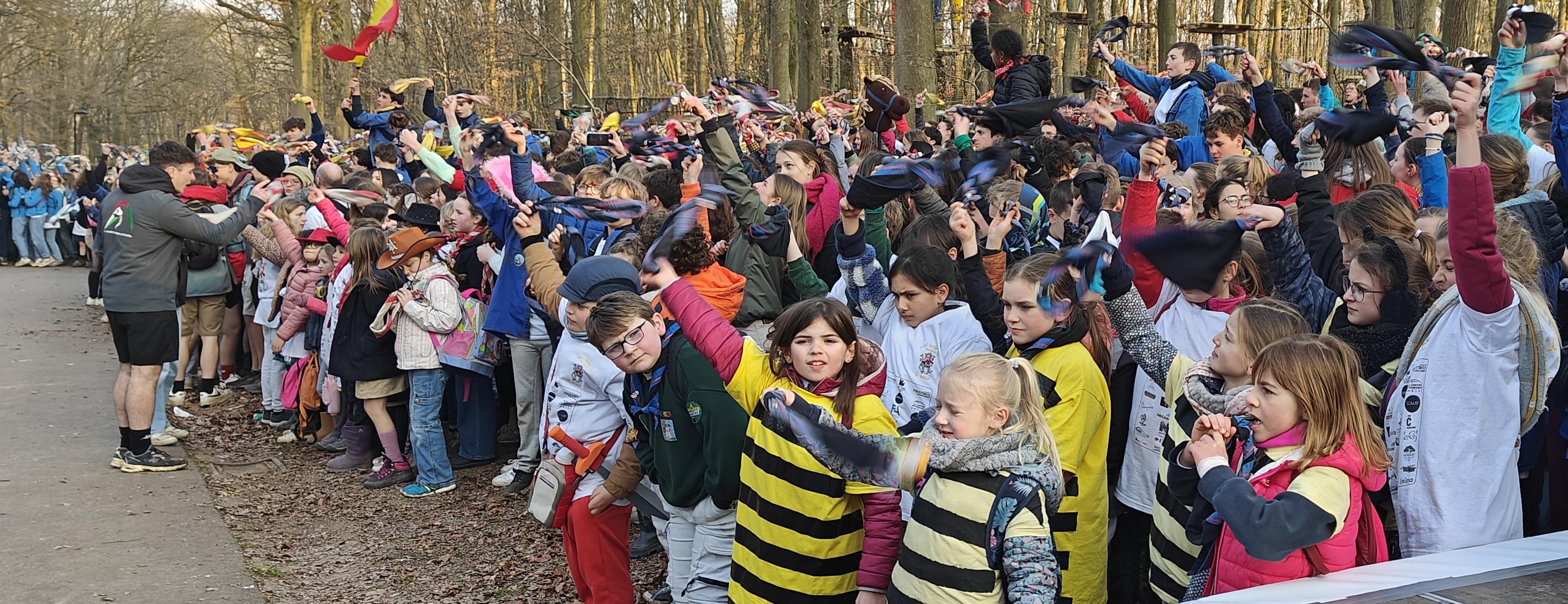 Photos de groupe scout silver cup